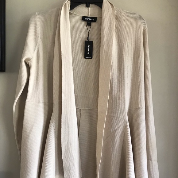 Express Sweaters Hp 3xnwt Express Draped Front Cardigan Size M In